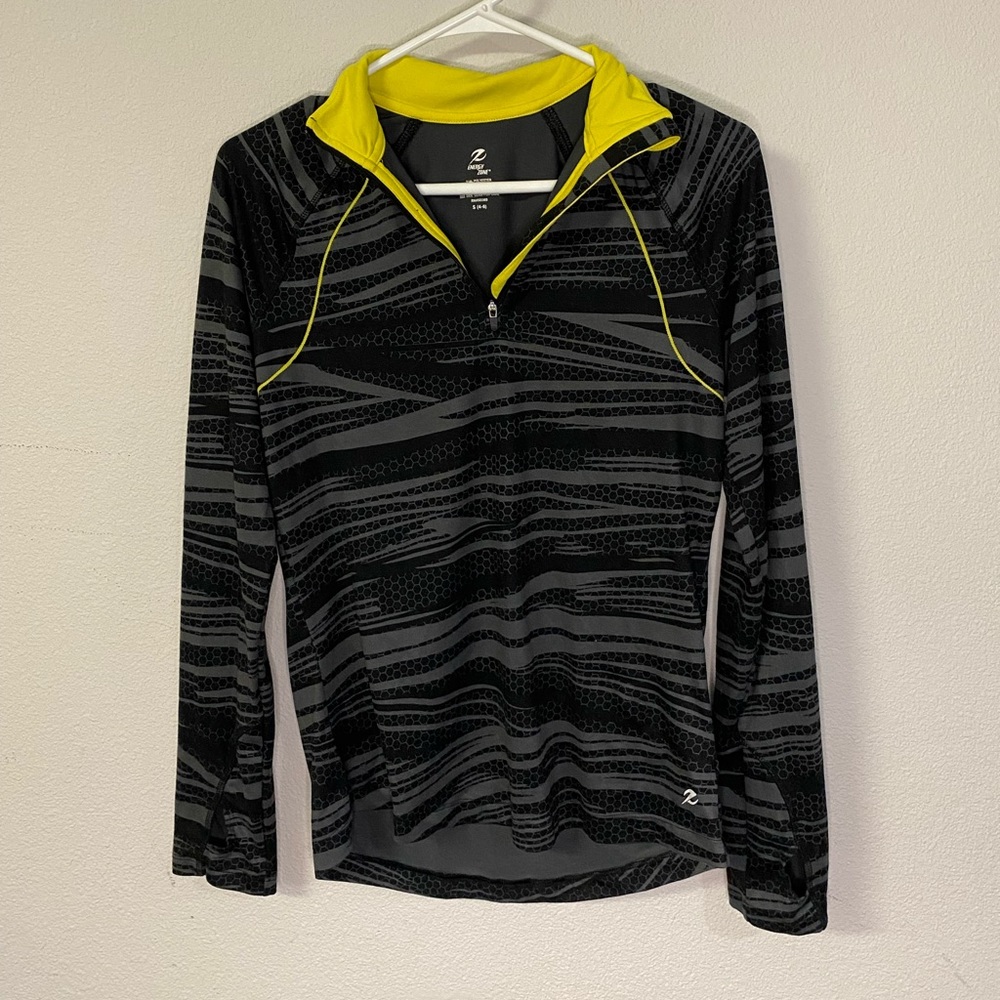 Warm Patterned Quarter Zip